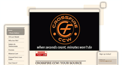 Desktop Screenshot of crossfire-ccw.com